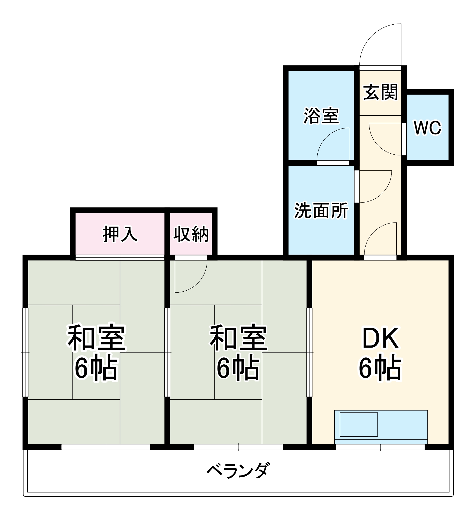 久田ビルの間取り