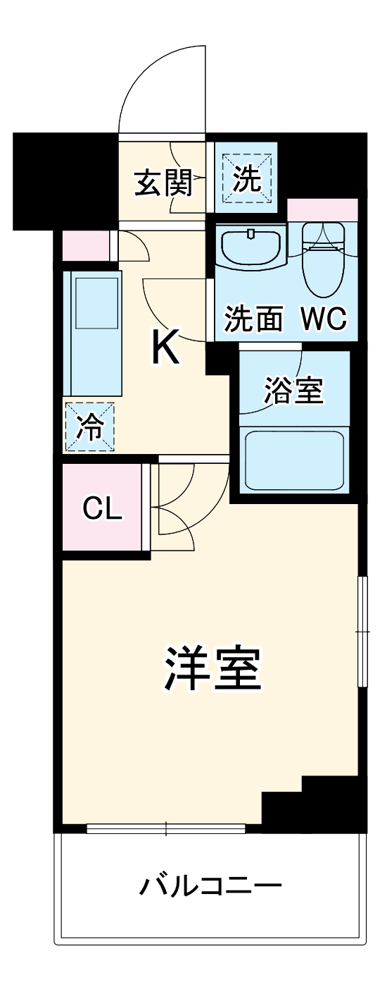 ルーブル横濱南太田弐番館の間取り