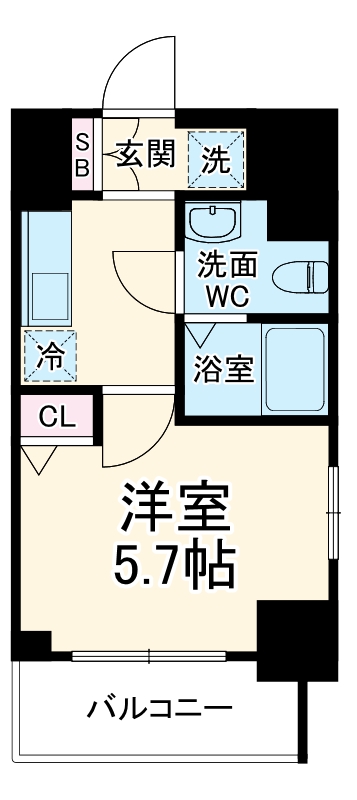 Etervo川崎大師の間取り