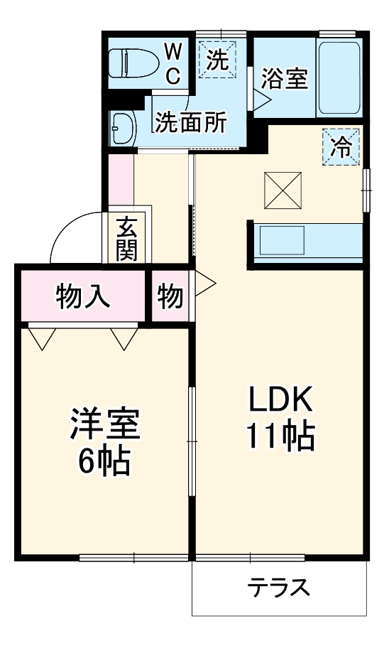 エスポワールNの間取り