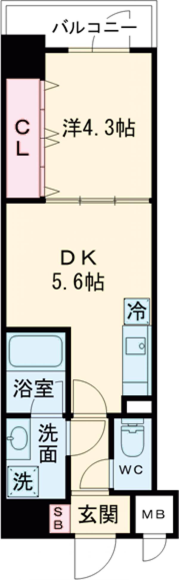 リアナアートパーク西葛西の間取り