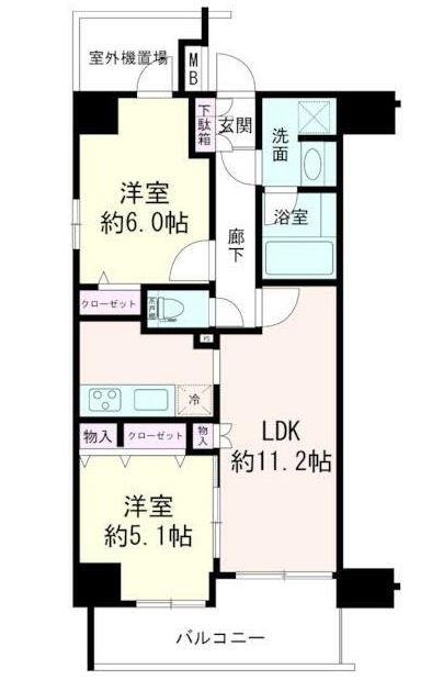 日神パレステージ田端の間取り
