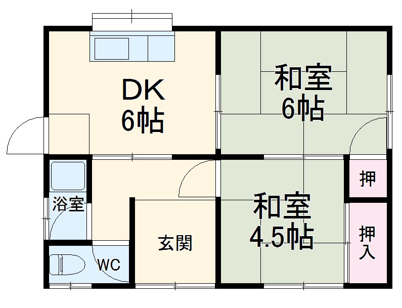 藤井様借家の間取り