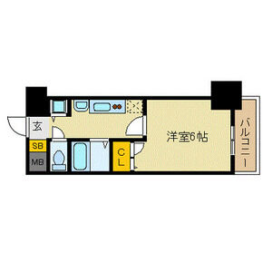 プレサンス名古屋STATIONビーフレックスの間取り