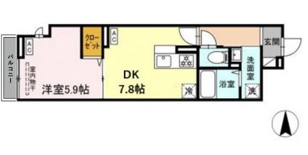 ルリアン千住緑町の間取り