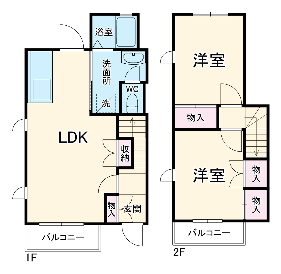 SUNSUN藤塚の間取り