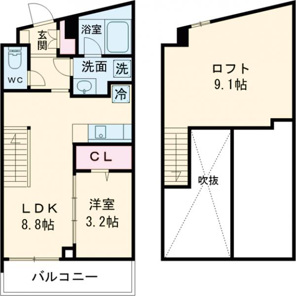 ＭＡＸＩＶ西荻窪ＡＺ・404号室の間取り