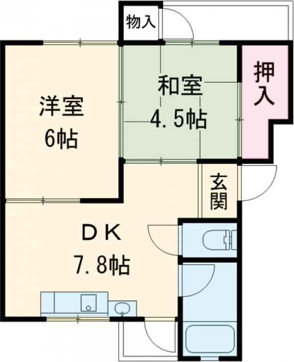 ISE伊勢住宅綾園7605の間取り