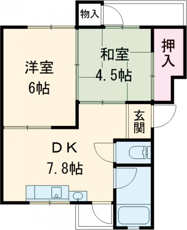 ISE伊勢住宅綾園7605の間取り