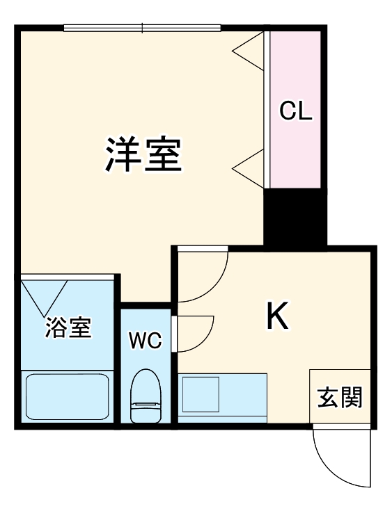 コテージ曽根の間取り