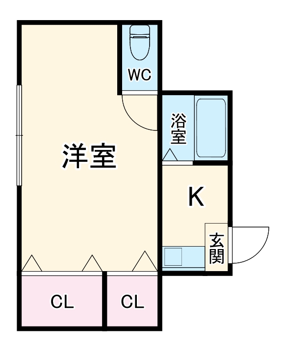 コテージ曽根の間取り