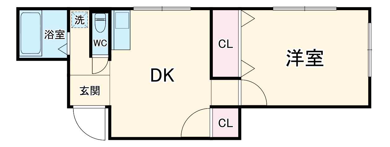 コテージ曽根の間取り