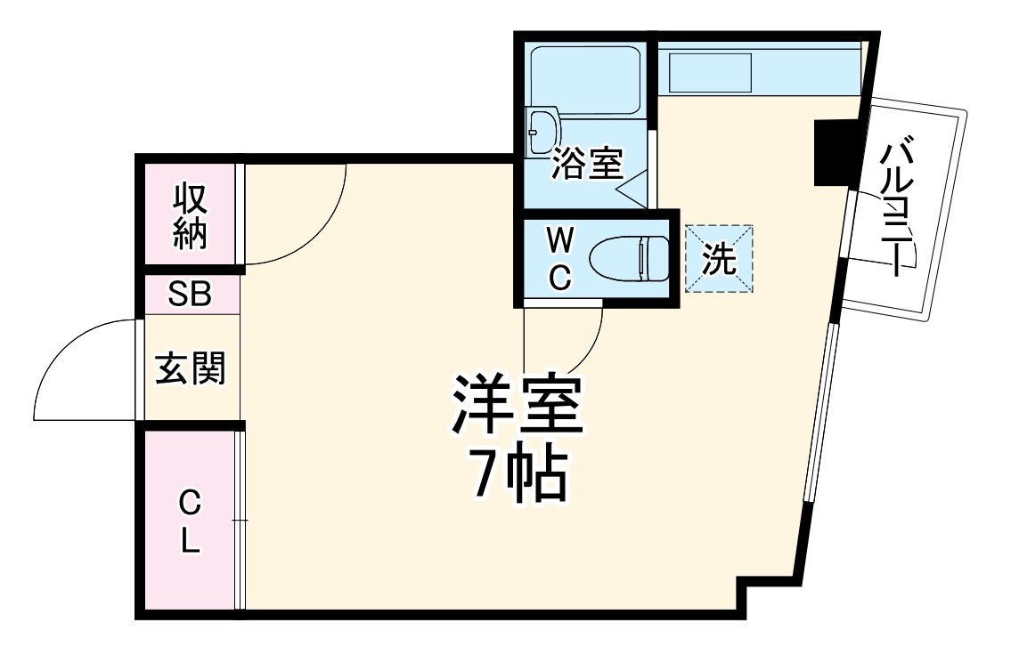 光ハイツの間取り