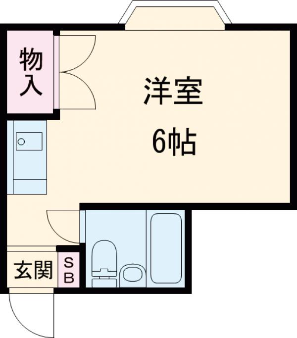 コーポ谷口の間取り