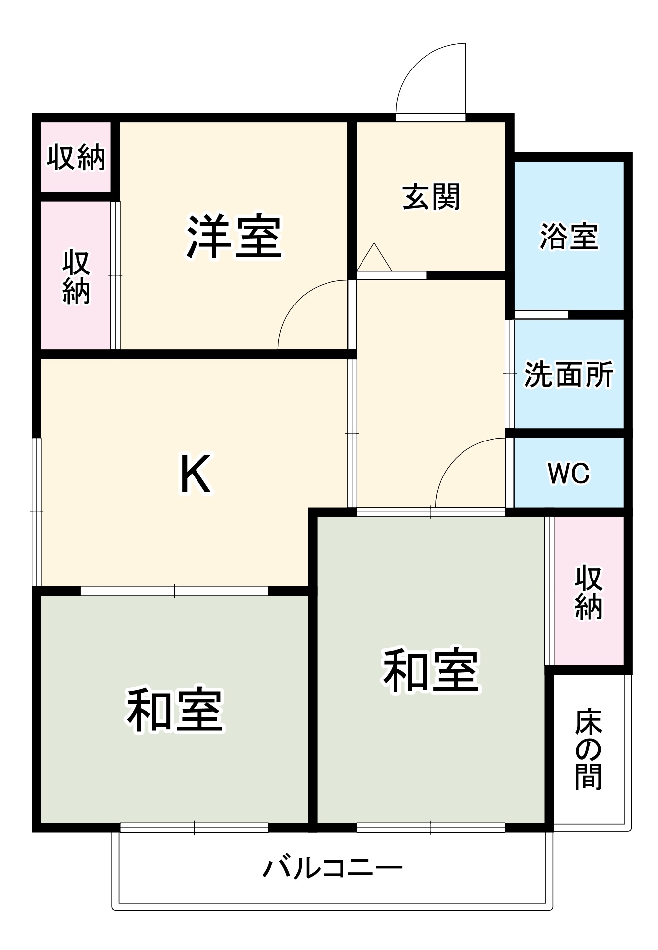 東宝マンションの間取り