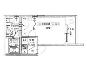 堀切の完工年月(2019年5月)築の賃貸アパートの間取り