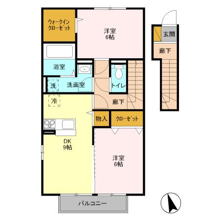 グランドステージ久保台 Cの間取り
