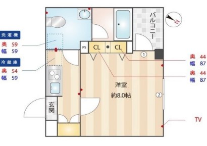 GROWS北赤羽の間取り