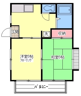 大塚ハイツA棟の間取り