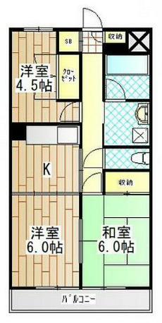 リザイドアキモトの間取り