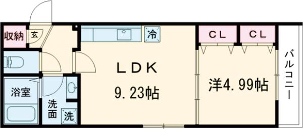 アナシエ徳丸の間取り