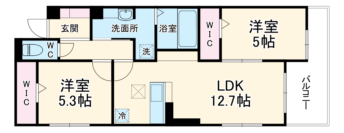 ビエント新横浜の間取り