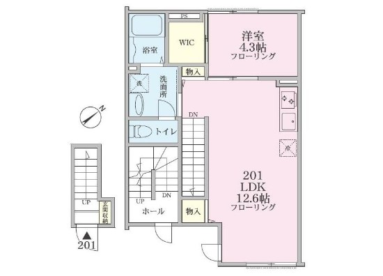 TAKEの間取り