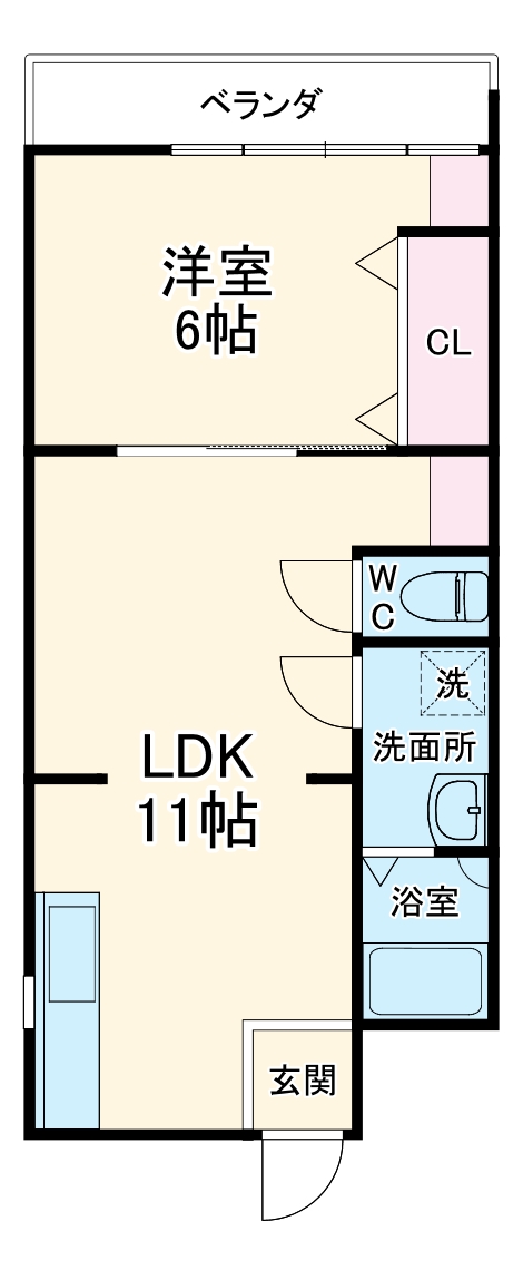 吉川マンションの間取り