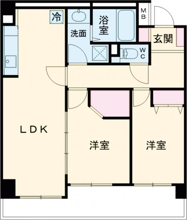 コンフォリア西荻北の間取り