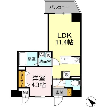 D-ROOM NOBUTOの間取り
