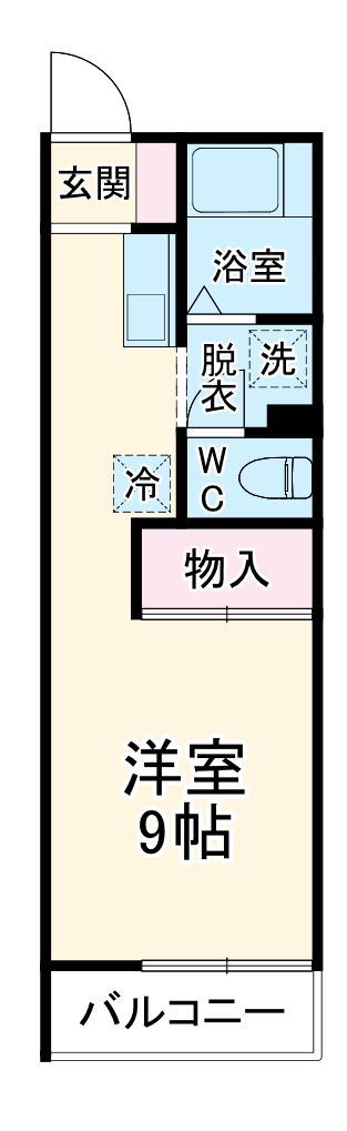 ドゥメゾン白楽の間取り