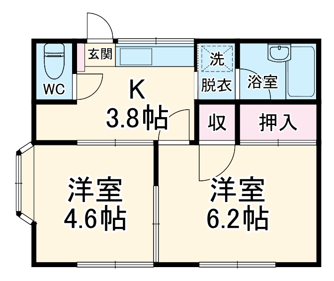ハイツイレブンの間取り
