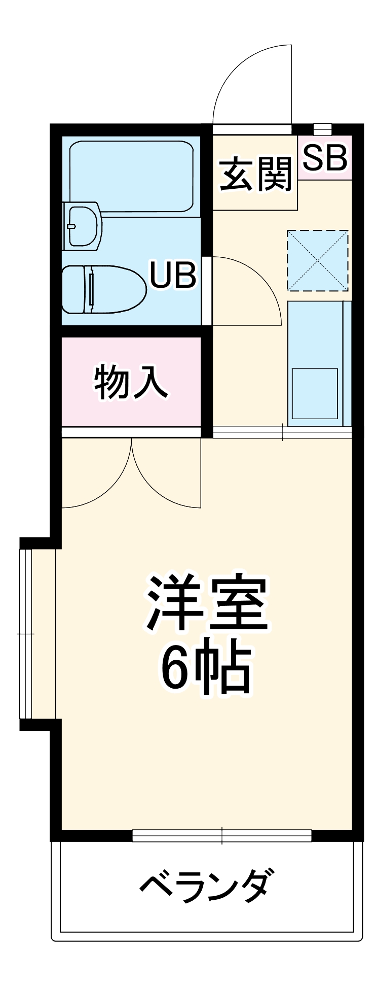 大吉荘の間取り