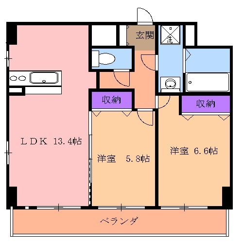 クラティオの間取り