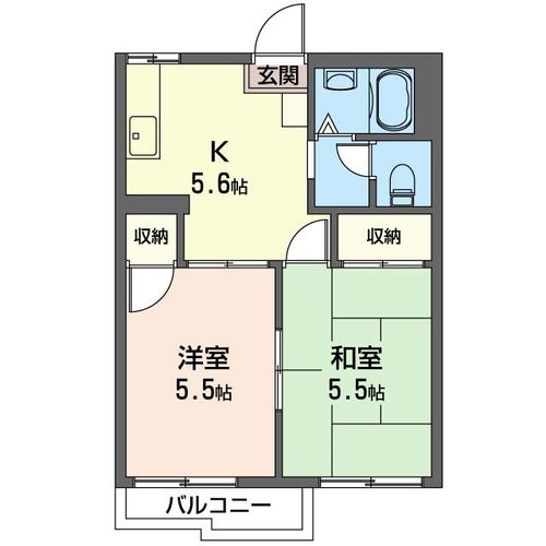 マリオンⅡの間取り