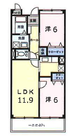 リオン・ツインズⅠの間取り