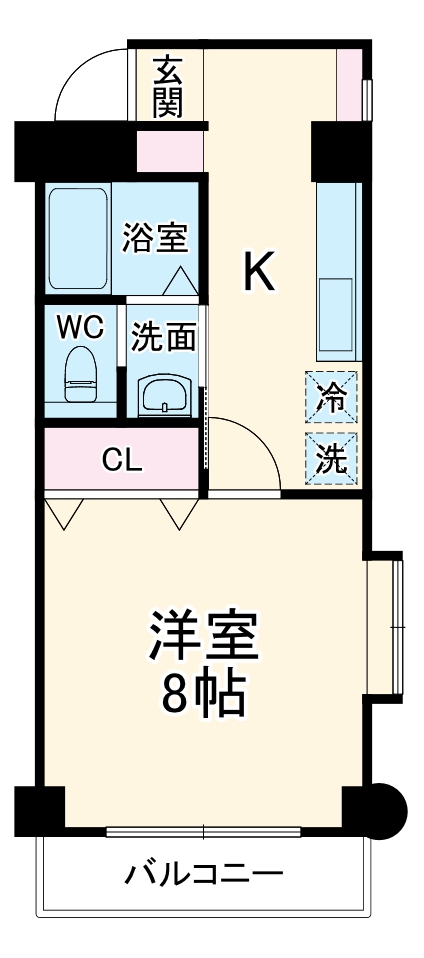 川浪ビル2の間取り