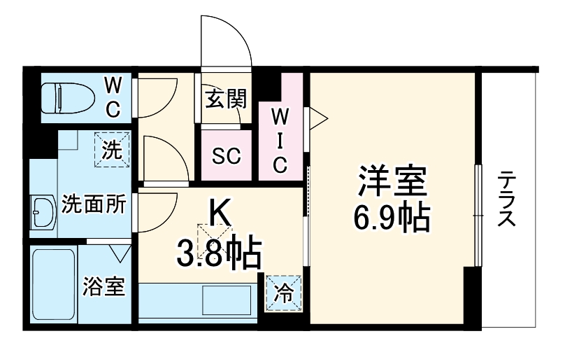 D-avance池端の間取り