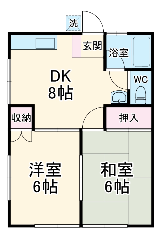 サンハイム椿の間取り