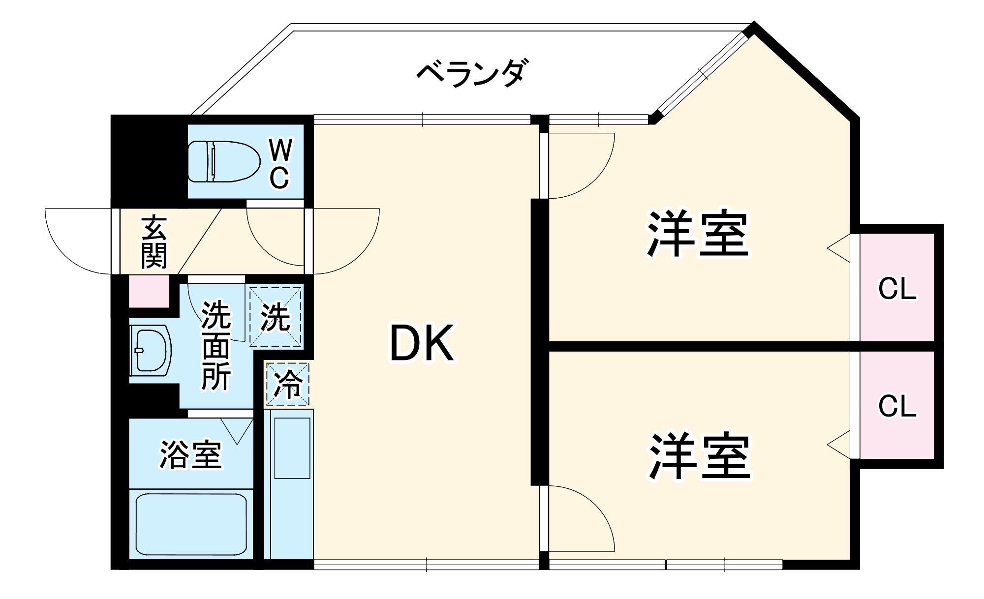 渋谷レジデンスの間取り