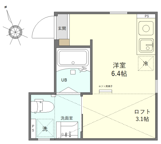 キング スカイレジデンスの間取り