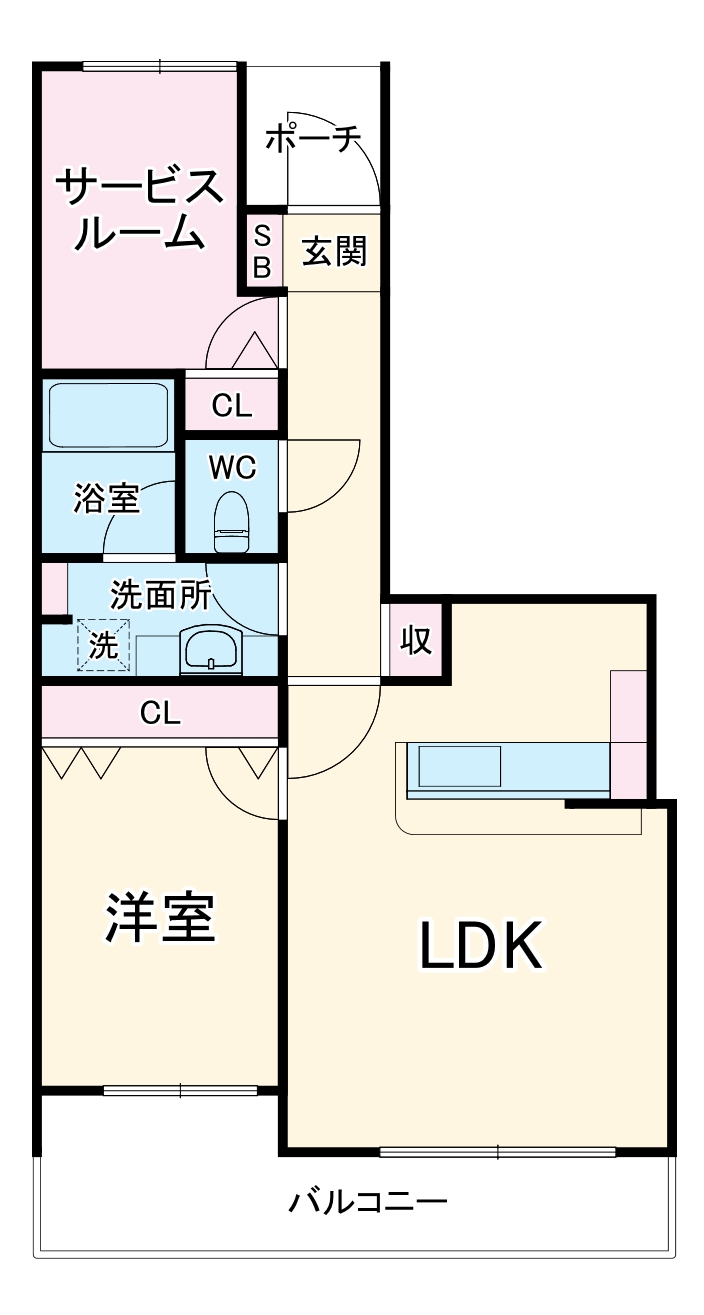 びゅうサイトタワーの間取り