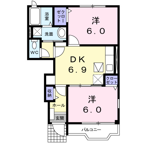 モンテ・パレスの間取り