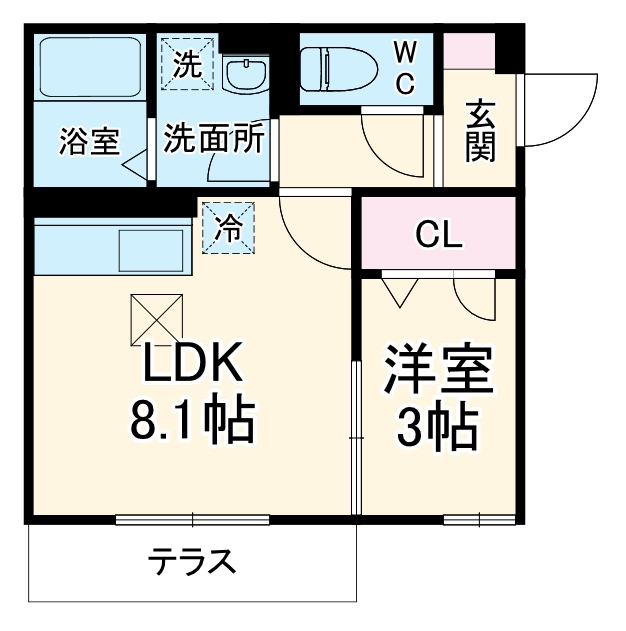 レジデンス代官町の間取り