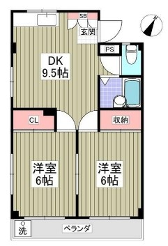 コーポベルの間取り