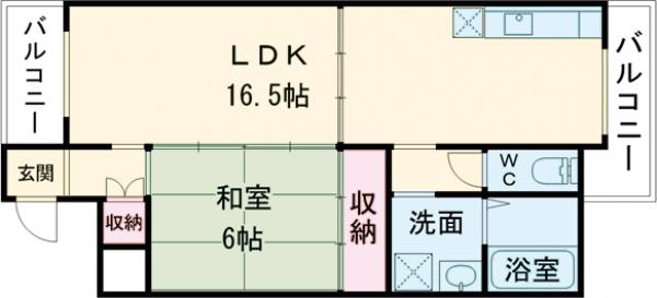 ドムス羽衣の間取り