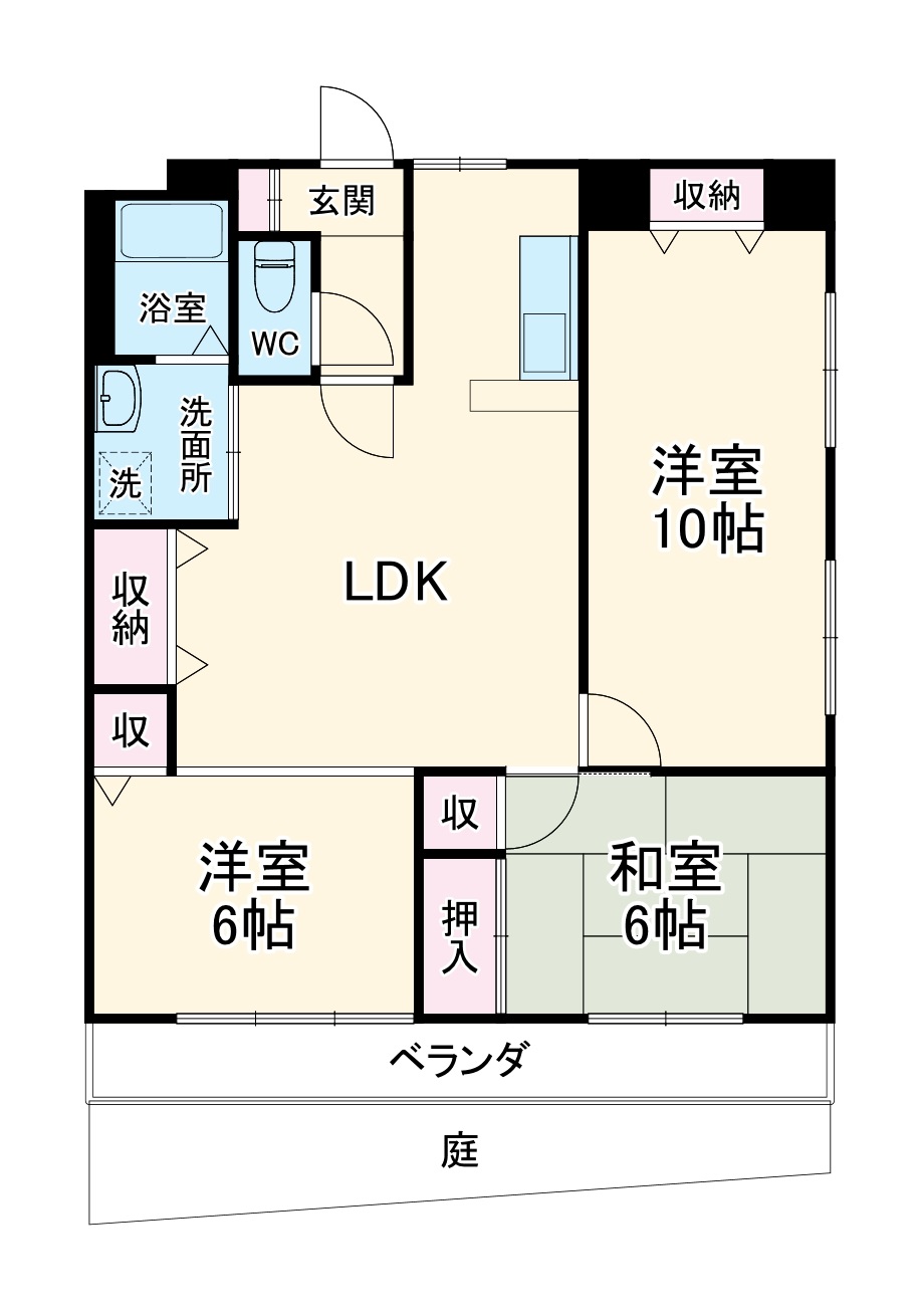 ジュネス青山の間取り