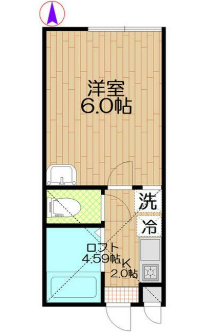 ロッシェル橋本の間取り