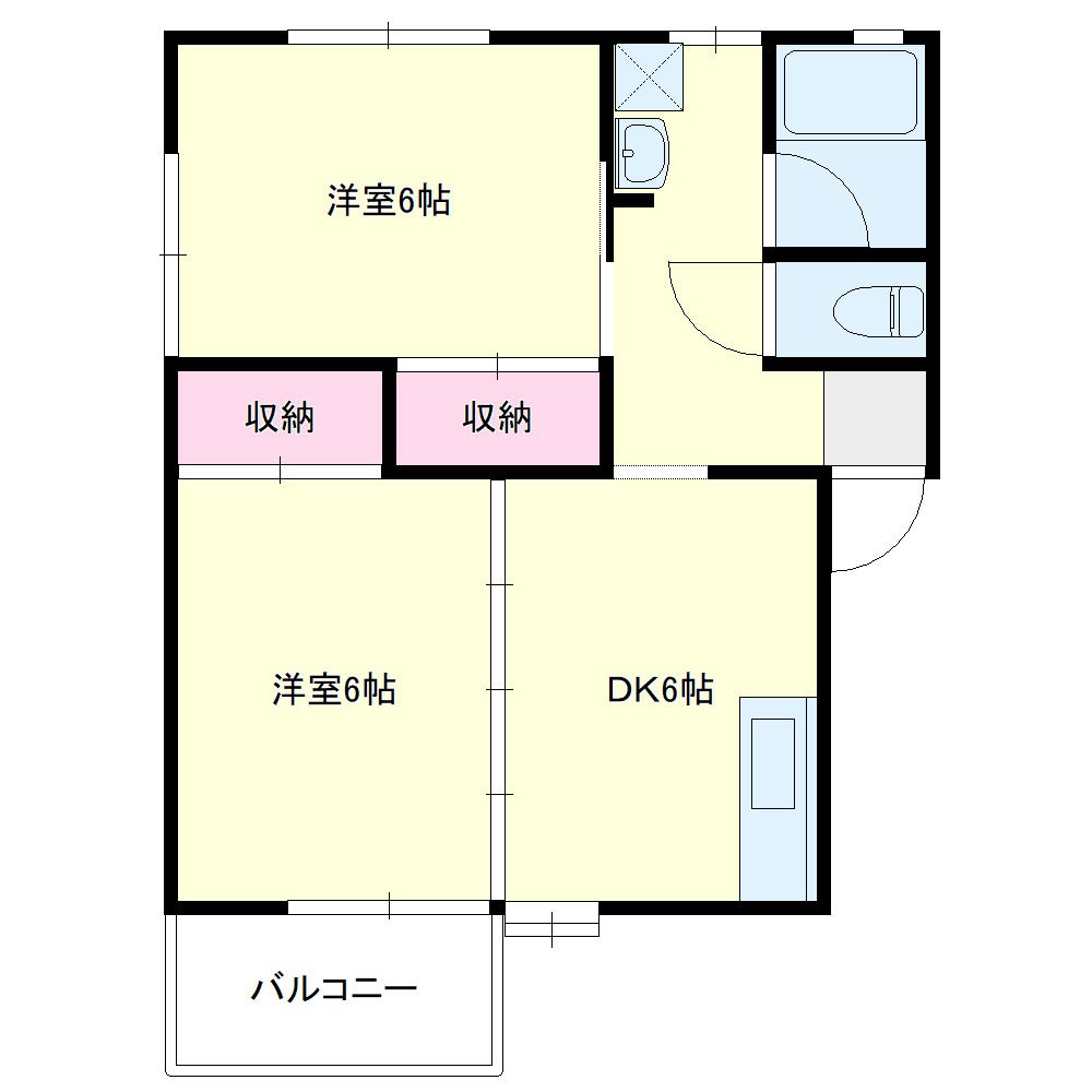 サンハイツ1の間取り