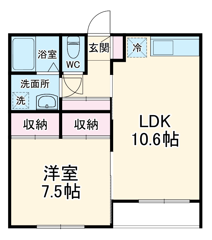 カーサフィオーレの間取り